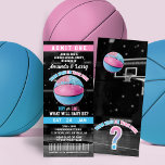 Invitation Basket-ball Sexe Reveillez Billets<br><div class="desc">Ce Billet de Révélation de genre de basket-ball est l'invitation parfait pour votre soirée de révélation de sexe de basket-ball!</div>