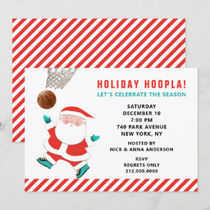 Invitation Basket-ball Sports Fête