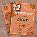 Invitation Basketball Ball Fun Sports Anniversaire de enfant<br><div class="desc">Basketball Ball Amusants Sports Anniversaire de enfant Invitation. Le design a un texte amusant "Let's hoop it up" et des boules de basket. Ajoutez vos informations. Grande invitation pour une fête d'anniversaire sur le thème du basket.</div>