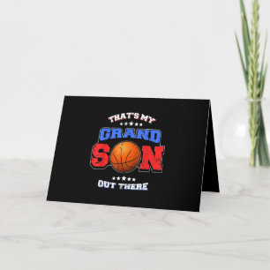 Invitation Basketball C'est Mon Petit-Fils Dehors Re Grands-P