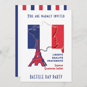 Invitation BASTILLE DAY Party