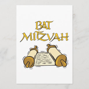 Invitation Bat mitzvah