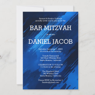 Invitation Bat mitzvah BARRE Personnalisé