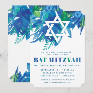 Invitation Bat mitzvah Breeze