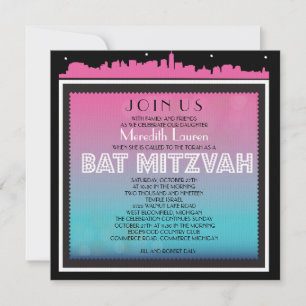 Invitation BAT MITZVAH DE LA VOIE NAVIGABLE CLASSIQUE Invitat