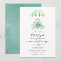 Bat mitzvah de parachute de bouquet de succulents 