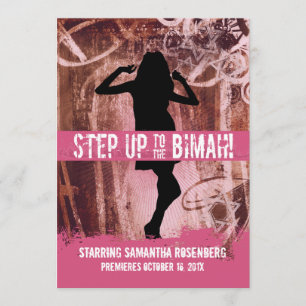 Invitation Bat mitzvah du Dance Party