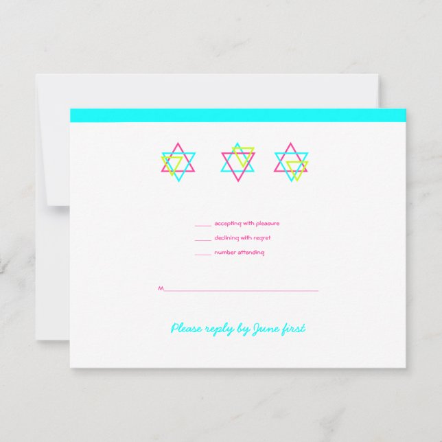 Invitation bat mitzvah Marissa Malka RSVP (Devant)