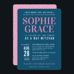 Invitation BAT MITZVAH moderne empilement géométrique rose bl<br><div class="desc">par kat massard >>> WWW.SIMPLYSWEETPAPERIE.COM << - - - - - - - - - - - - - CONTACTEZ-MOI pour aider à équilibrer votre type à la perfection Aimez le design, mais souhaitez voir quelques changements - un autre jeu de couleurs, un autre produit, ajoutez une photo ou adapté...</div>