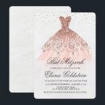 Invitation Bat mitzvah Parties scintillant robe Diamond Invit<br><div class="desc">Bat mitzvah Parties scintillant robe Gown Diamond Invitation</div>