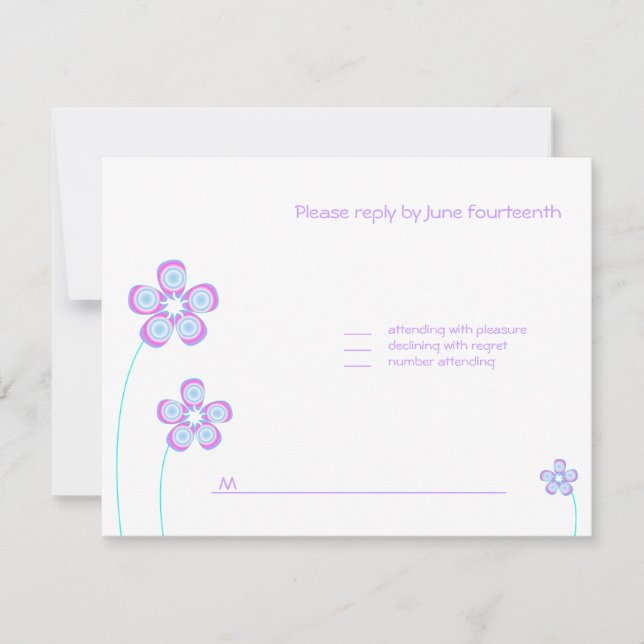 Invitation Bat mitzvah Penina RSVP (Devant)