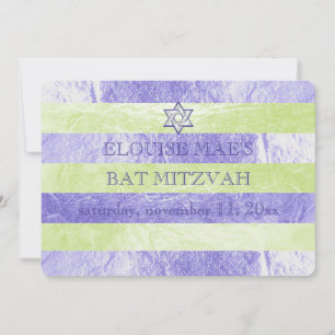 Invitation Bat mitzvah PixDezines do-it-yourself bandes coule