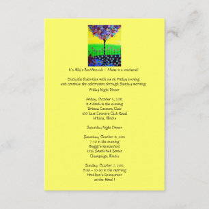Invitation Bat mitzvah RSVP pour Ally