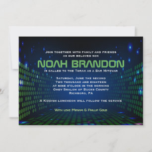 Invitation Bat mitzvah sans barre