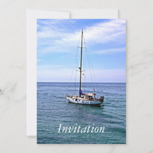 Invitation bateau à voile