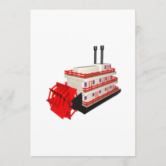 Invitation Bateau de vapeur