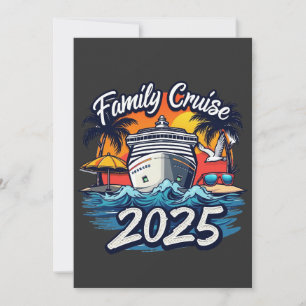 Invitation Bateau Family Cruise 2025 Family Matching