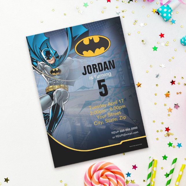 Invitation Batman | Joyeux anniversaire (Créateur téléchargé)