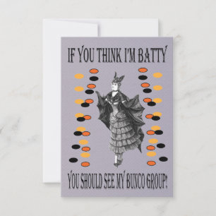 Invitation Batty Bunco