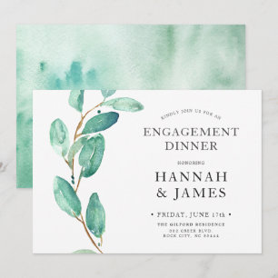 Invitation Bayou Botanical Green Colorwash