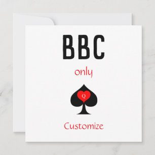 Invitation BBC Seule pique lame signe Thunder_Cove