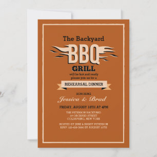 Invitation BBQ