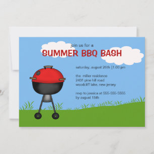 Invitation BBQ Bash été