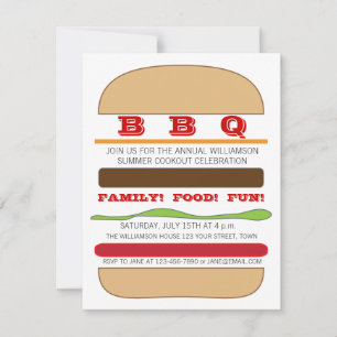 Invitation BBQ Burger