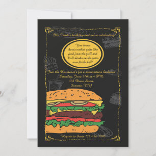 Invitation BBQ Burger Classique