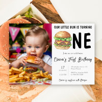 BBQ Burger Première fête d'anniversaire