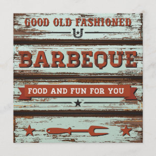 Invitation BBQ, Cuisine, Pig Pickin' !