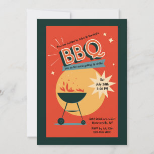 Invitation BBQ d'été
