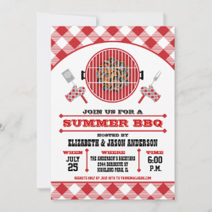 Invitation BBQ d'été