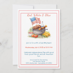 Invitation BBQ du 4 juillet – Jardin patriotique