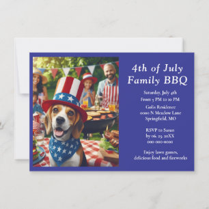 Invitation BBQ familial du 4 juillet 