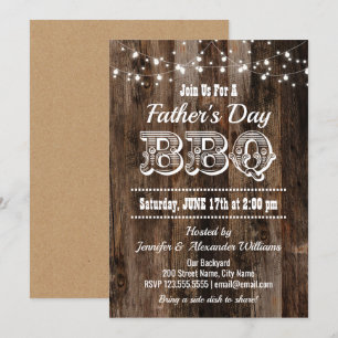 Invitation BBQ Fête des pères