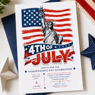 Invitation BBQ patriotique du 14 juillet