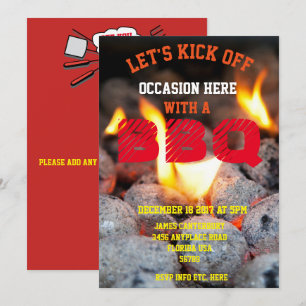 Invitation BBQ pour n'importe quelle occasion -