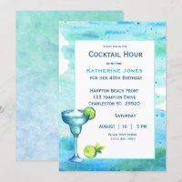 Beach Anniversaire Cocktail Party Margarita