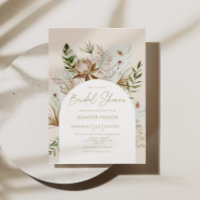 Beach pampas gazon douche nuptiale