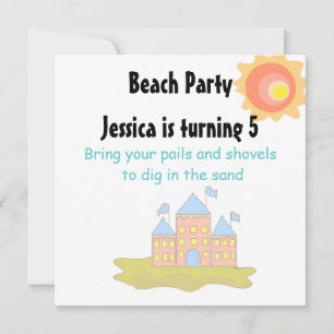 Invitation Beach Party