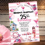 Invitation Beach Party 25e anniversaire<br><div class="desc">Pink Beach Party 25e anniversaire Invitations pour les femmes. Il Est Facile De Changer L'Exemple De Texte En Vous Propre En Cliquant Sur Personnaliser. Cliquez Sur Modifier À L'Aide De L'Outil De Conception Pour Modifier Le Type De Police, La Couleur De Police, La Taille De Police Ou Pour Ajouter/Supprimer/Modifier Le...</div>