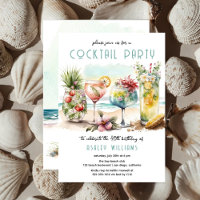 Beach Tropical Cocktails 40e anniversaire