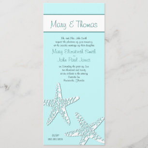Invitation BeachClassy - Turquoise