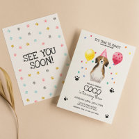 Beagle laisse Pawty Chien Chien Chien Puppy Annive