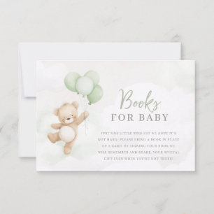 Invitation Bearly Wait Baby Shower Ours Sage Livres Pour Bébé