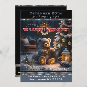 Invitation Bearny pour U Festive Festive Noël Party
