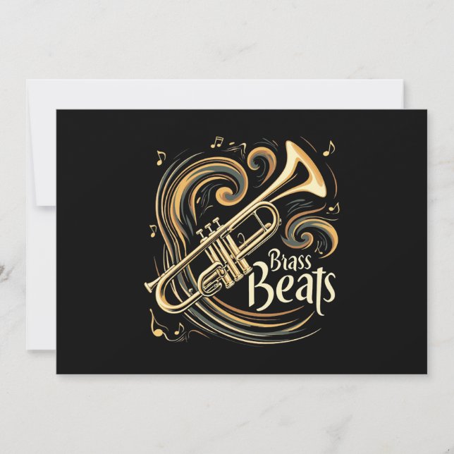 Invitation Beats en laiton Trumpet Player Groove (Devant)