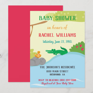 Invitation Beau Baby shower Safari