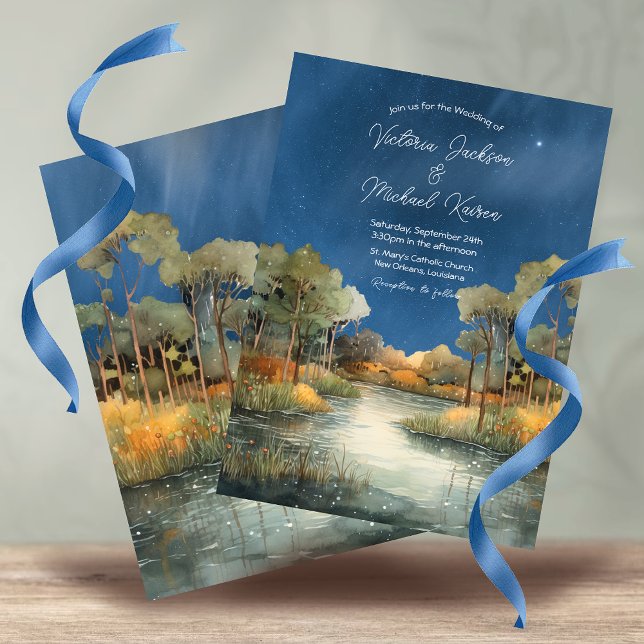 Invitation Beau Bayou Mariage (Créateur téléchargé)
